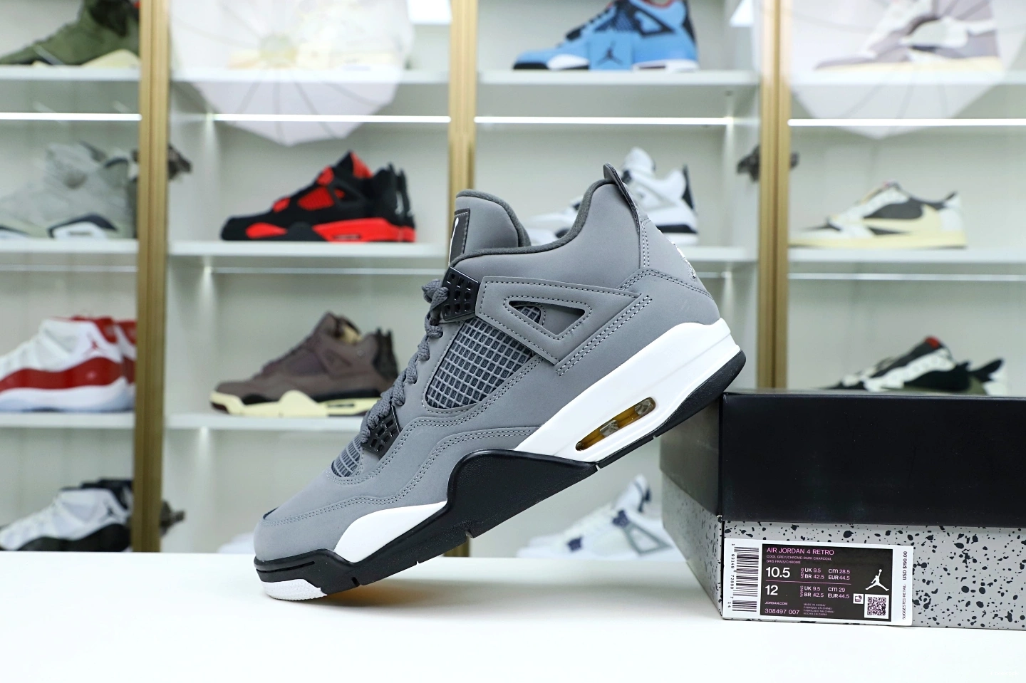 JORDAN RETRO 'COOL 4 AIR GREY' 2019 0729